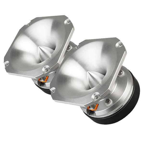 Pair Faital Pro FD371 8ohm Bullet Horn Super Tweeter 107dB Great Ultra Clean