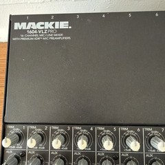 Mackie 1604-VLZ PRO 16-Channel Mic/Line Mixer Premium XDR Mic Preamps Untested