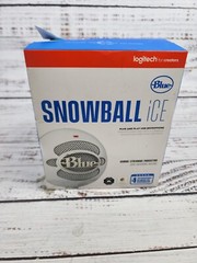 Logitech Blue Condenser Snowball Ice USB Microphone Streaming Podcast YouTube
