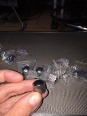 16 Akai MPC QLink knobs q link touch sensitive METAL .. Red Green/Purple Chrome