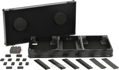 Odyssey FZBM12WBL Black Label Universal Turntable DJ Coffin with Wheels