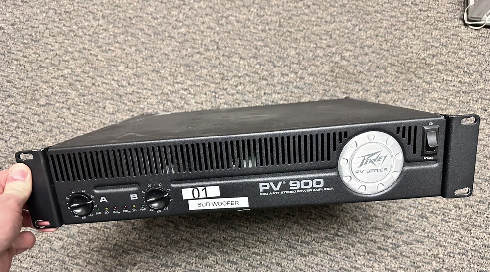 Peavey PV Series PV 900 Stereo Power Amplifier 180watts/channel @ 8ohms Amp