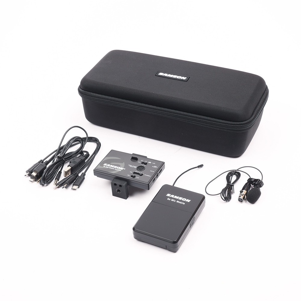 Samson Go Mic Mobile Receiver with Beltpack Transmitter LM8 Lavalier #1976817