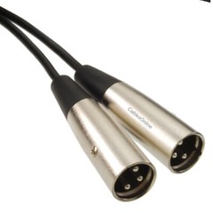 1.5ft XLR 3-Pin Female to Two XLR 3-Pin Male Mixing Console/Recorder Y-Cable