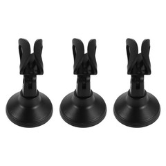 3 Sets Wide Clamp for Mic Adjustable Microphone Clip Holder Stand