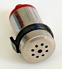 Vintage Dynamic Microphone Element Capsule Replacement Threaded Mount Chrome .5″