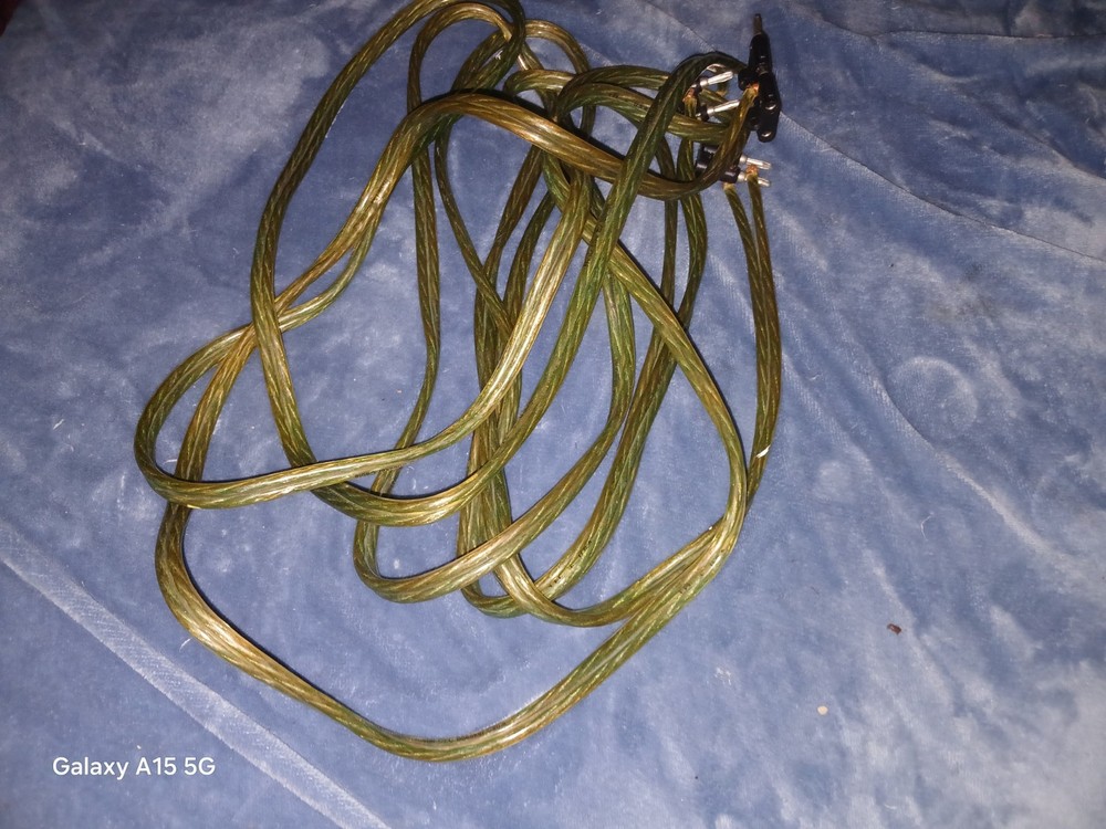 VINTAGE SIGNET BI-WIRE Speaker Wire MADE IN USA! 2 10 Foot Lengths