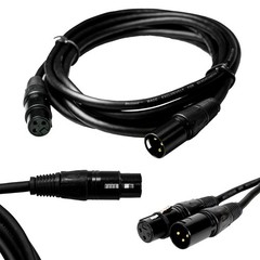 Deco Gear XLR 10′ Male to XLR Female 16AWG Gold Plated Cable Accessories