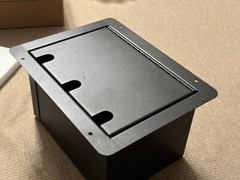 Elite Core Recessed Audio Stage Floor Box w/8 Female XLR Connectors & AC Outlet