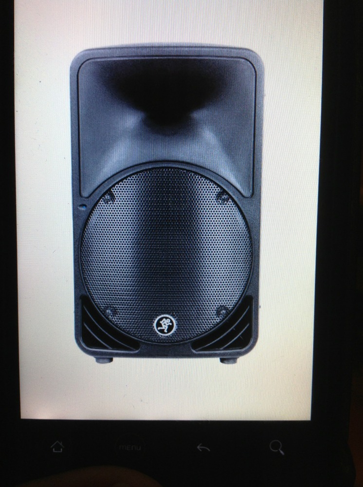 1 Mackie SRM 450 Powered PA Speakers SRM450