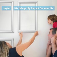 Transform Your Space with 24 Pre-Cut Wall Molding Panels – Stylish & Durable