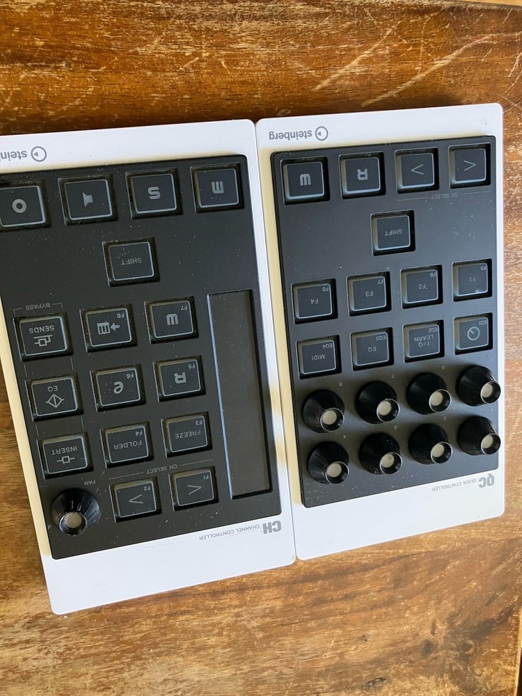Steinberg CMC CH Channel Controller And CMC-QC Quick Control For Cubase