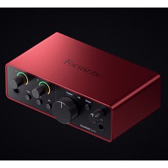 FOCUSRITE USB Audio Interface 2 in/2/out Scarlett Solo 4th Gen gen4 TI