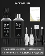 STRICH UHF Wireless XLR System 16 Channels 30M Distance For Mic Mixer PA Speaker