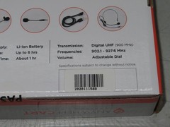 Anywhere Cart Digital UHF (900 MHz) 902.1-927.6 MHz Microphone 75Hz-18kHz