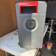 ION Pathfinder 280 Bluetooth Portable PA Speaker w/ Wheels & Handle Black/Red