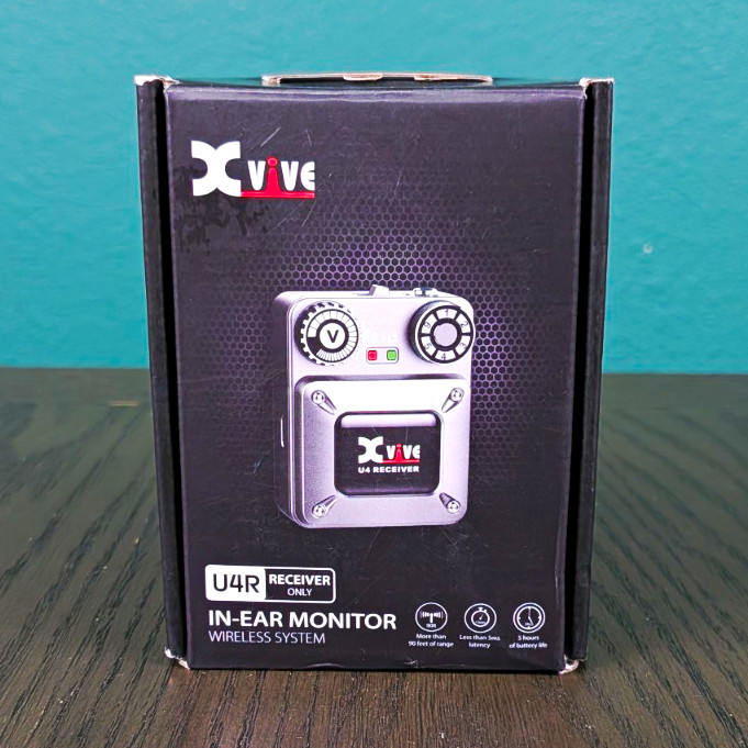 XVive U4R 2.4GHz Wireless In-Ear Monitor Receiver Only, 6 Channels Portable