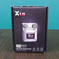 XVive U4R 2.4GHz Wireless In-Ear Monitor Receiver Only, 6 Channels Portable