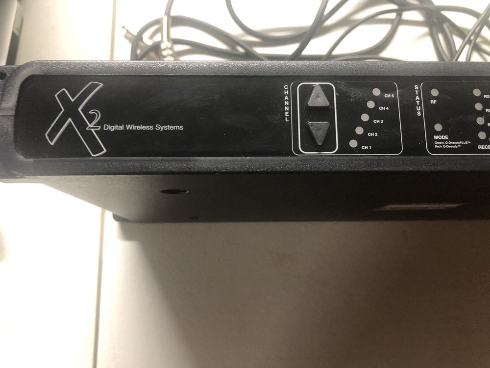 X2 XDR95 SeriesDigital Wireless Systems Receiver Tru-Digital No Plug/Auxcord Tho