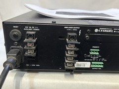 Crown Model 180A PA – Power Amplifier – 80WPC@4Ω or 70V