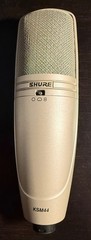 Shure KSM44 Dual Diaphragm Multi-Pattern Condenser Microphone, Shock-Mount, Case