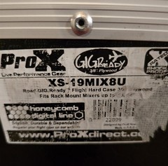 ProX Top Load Slant ATA 300 Flight Case Fits a 19″ Mixer XS-19MIX8U Gig Ready