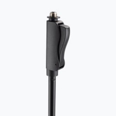 One-Hand Clutch Tripod Mic Stand + Universal Elliptical Rubber Microphone Clip