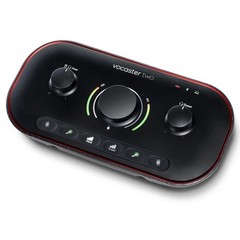 Focusrite Vocaster Two Podcast Interface for Solo Content Creators, Bundle with