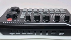 Live Sound Card and Audio Interface with DJ Mixer Effects and Voice Changer