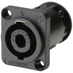 (2)Two Neutrik NL4MP-ST Female SpeakON 4 Pole Panel Mount w/ Screw Terminals