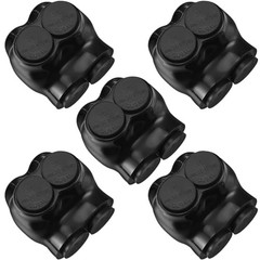 Pcs Insulated Multi Cable Connectors 2 Port Single Entry 5 3/0-6AWG Wire Range