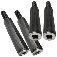 1/4 Inch TS Female Jack Cable Connector- 6.35Mm Mono Jack for Guitar & Microphon
