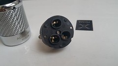 1Set HiFi Pure Copper AC NCF Platinum US Power Plug Connector IEC carbon