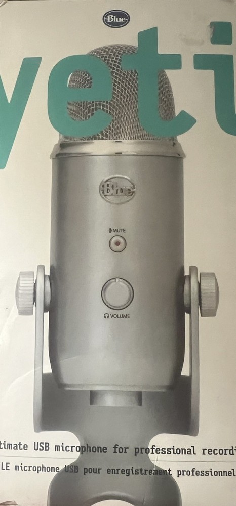 Blue Microphone – Yeti Silver: Studio 836213001950