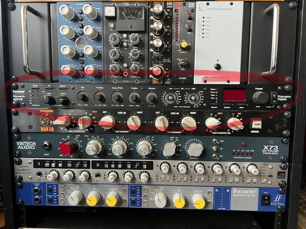 Eventide SP-2016 Rare Vintage Stereo Reverb Effects Unit H3000 Model SP2016