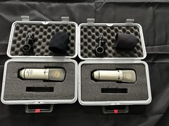 MXL 9090 Large Diaphragm Condenser Microphones (PAIR) With Hard Cases
