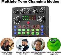 Complete Home Studio Recording Kit Mixer Condenser Microphone For Music Podcast