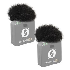 YOUSHARES Microphone Windscreen for Rode Wireless Me, Furry Pop Filter Wind M…