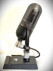 Customized MXL in the style of RCA 77 Ribbon Microphone, w/stand , cable case