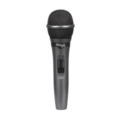 Stagg SDMP15 Dynamic Karaoke on/off Microphone w/ 11ft Cable (1/4 – XLR female)