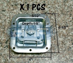 (1 PACK) 4 X 4-1/8″ ACOUSTIC EQUIPMENT LATCH – FREE SAME DAY SHIPPING!