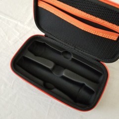🆕Waterproof Rigid Impact-Resistant Dual Microphone Case w/ Net Pocket & Handle