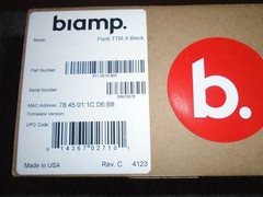 Biamp Parle TTM-X Expansion AVB Tabletop Microphone P/N 911.0501.900 Black