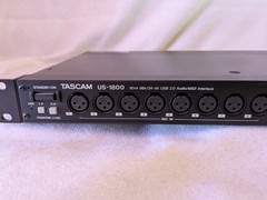 TASCAM US-1800 Rackmount USB Audio/MIDI Interface 96k/24-bit 8 Mic Phantom