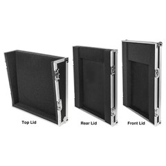 Sound Town Shock Mount 12U ATA 20” Rackable Depth 11U Slant Mixer STMR-SP12UW