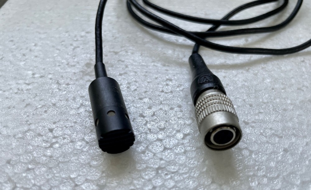 Audio-Technica AT831cW Lavalier Microphone – For AT Wireless System w/ Clip