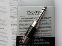 1x Furutech CF-763R 6.3mm Stereo Connector Carbon headphone Plug Rhodium plated