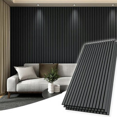 Acoustic Wood Wall Panels Samples Pack-4PCS-Black oak