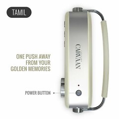 Carvaan Tamil – Portable Music Player with 5000 Preloaded Songs, FM/BT/AUX