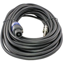 50ft foot 1/4to speakon compatible 12ga gauge pro audio sound Speaker Cable cord